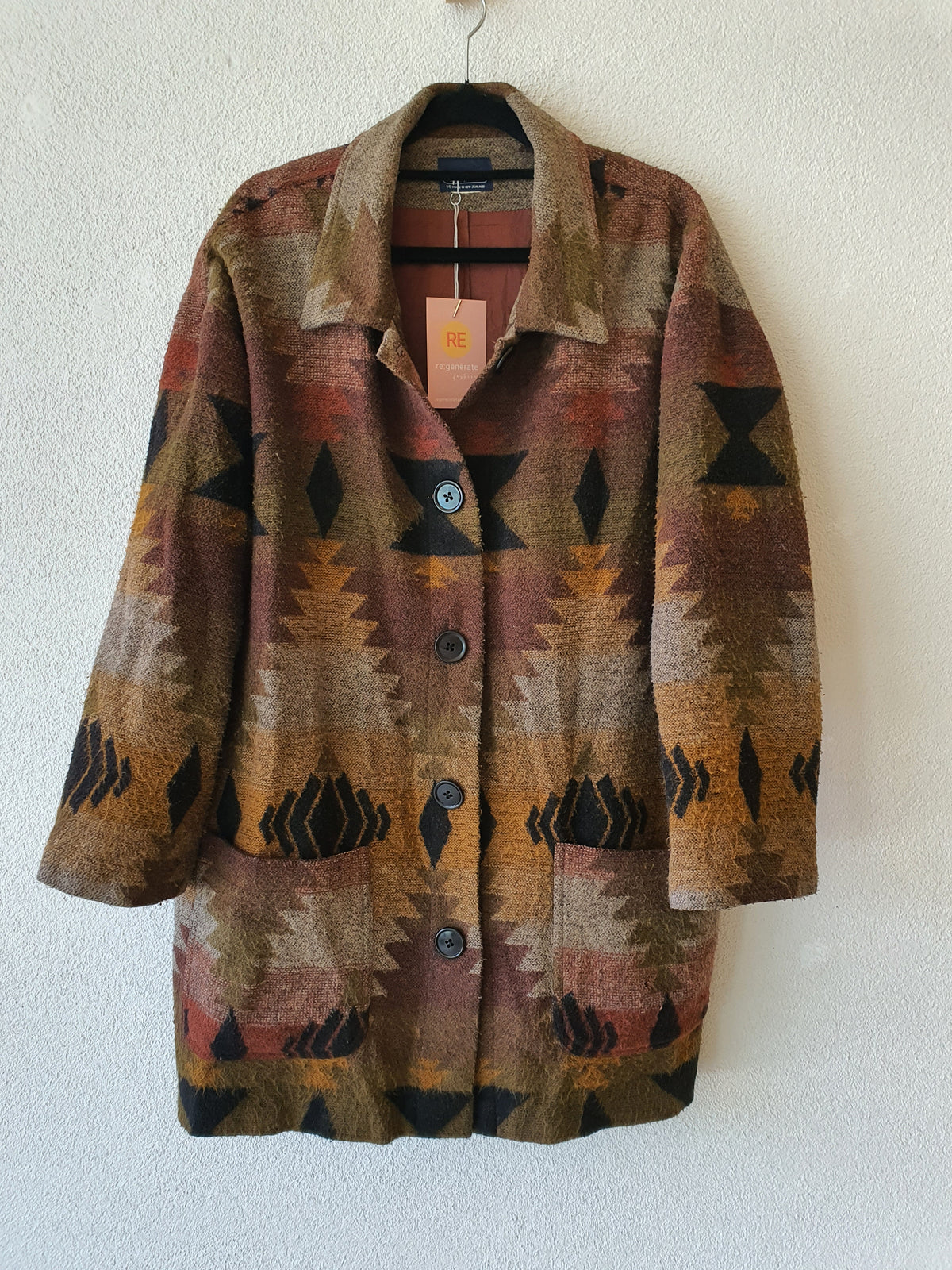 New Port Aztec Soft Coat Jacket L