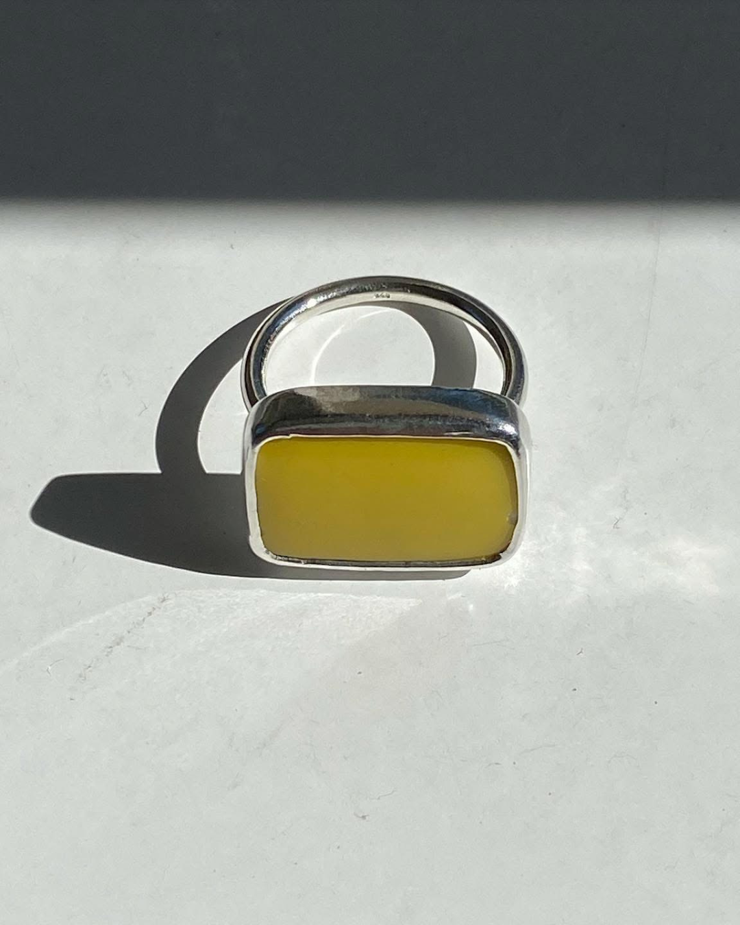 Sirrom Yellow China Teacup Ring