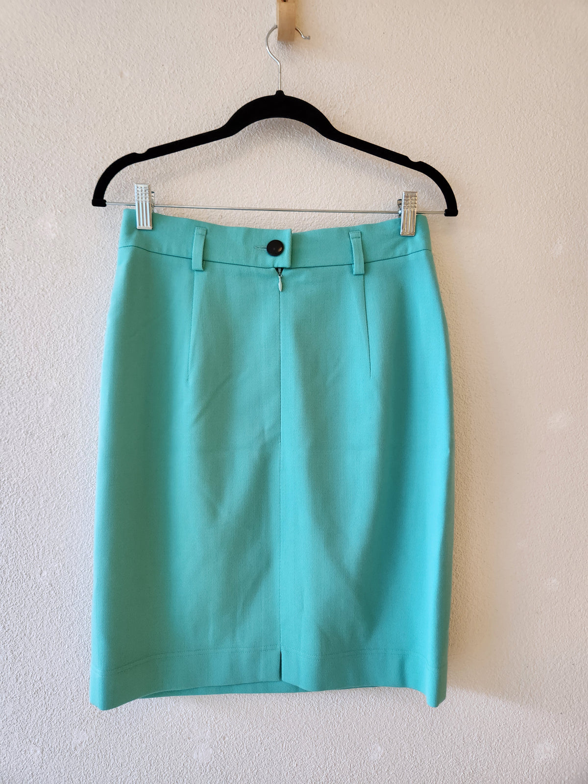 Laurel Aqua wool pencil skirt Skirt XS
