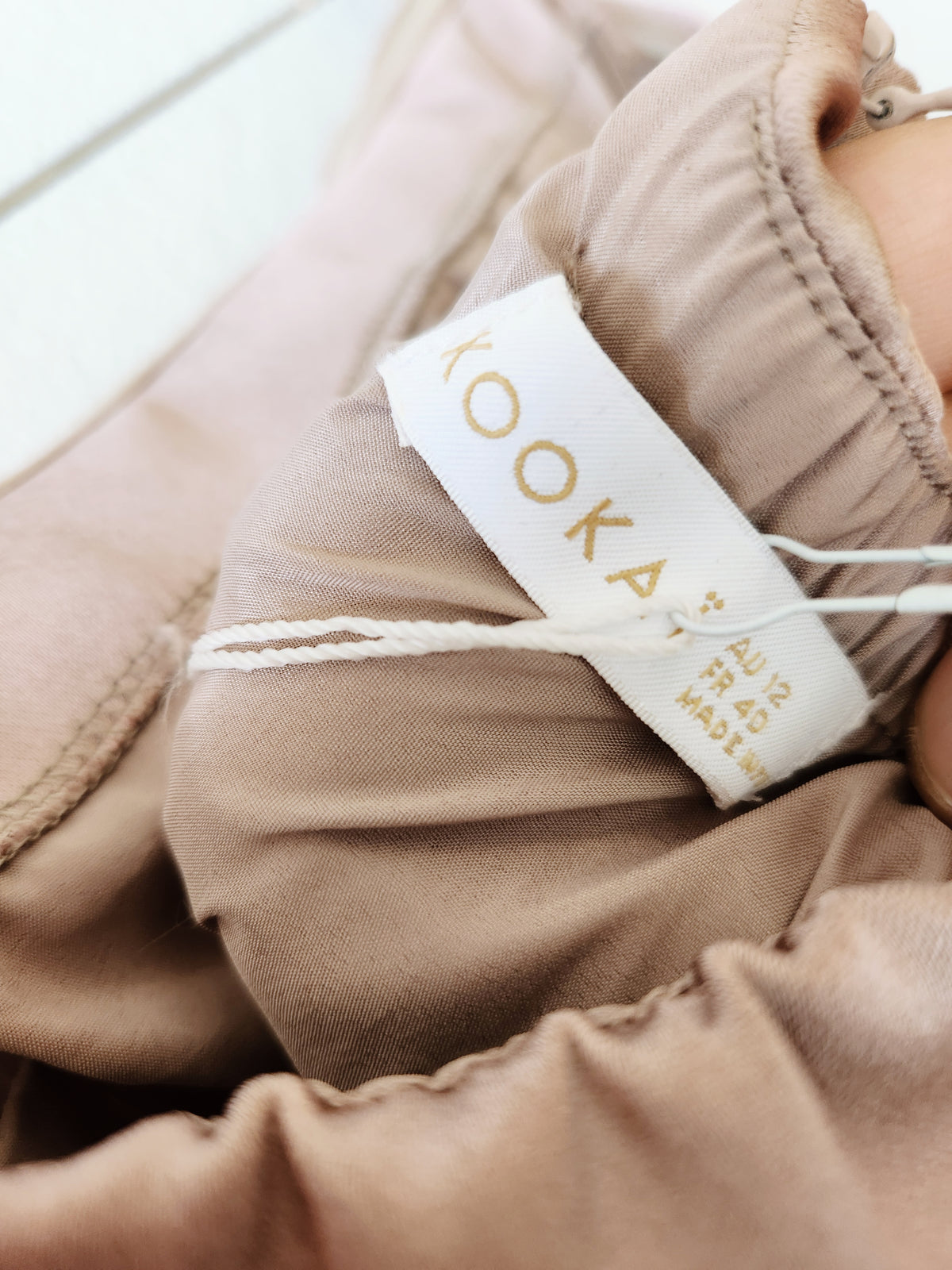 Kookai Golden Strapless Mini Dress 12