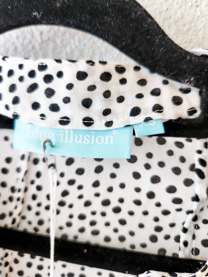 blue illusion top XS