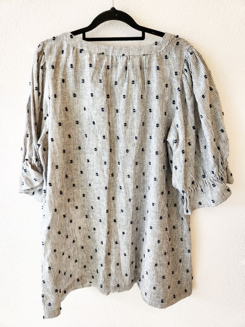 Blue Illusion top L