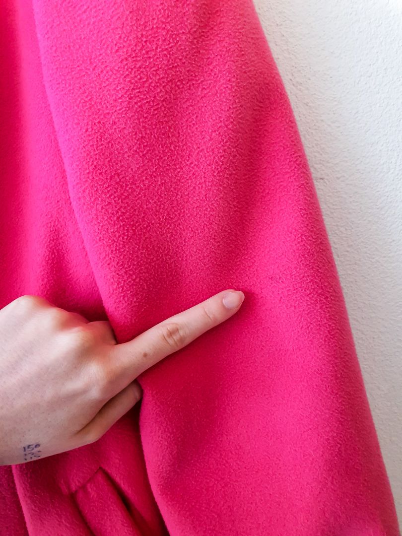 Augustine Wool Blend Coat, Pink S