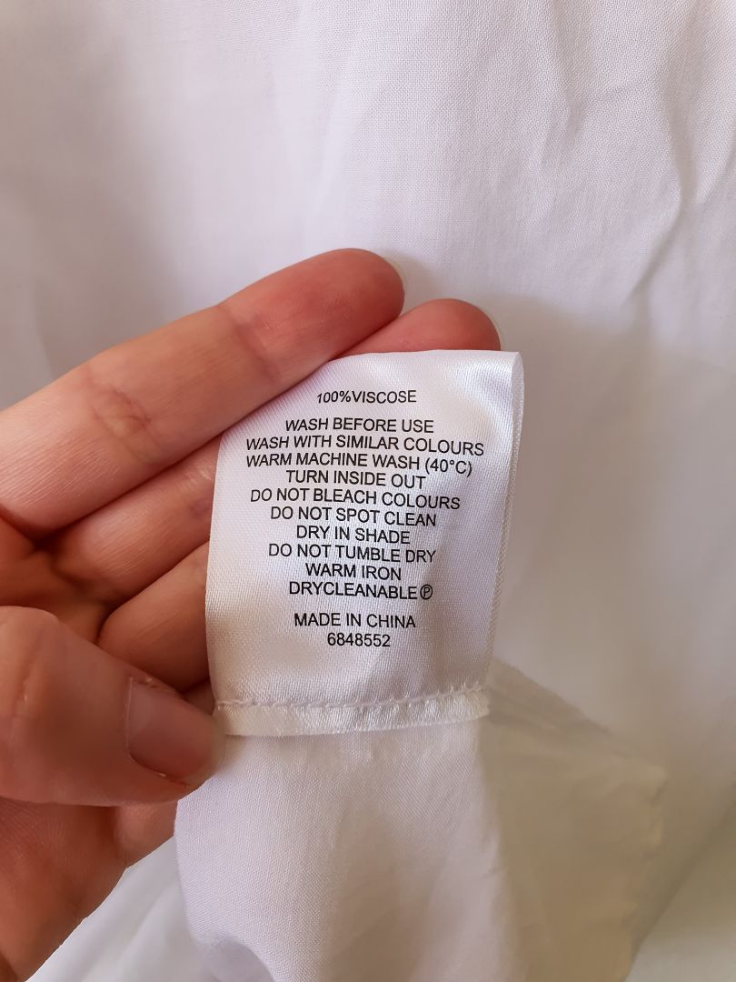 Zest White slip under dress 14