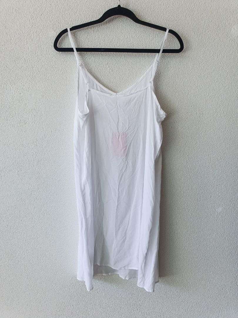 Zest White slip under dress 14