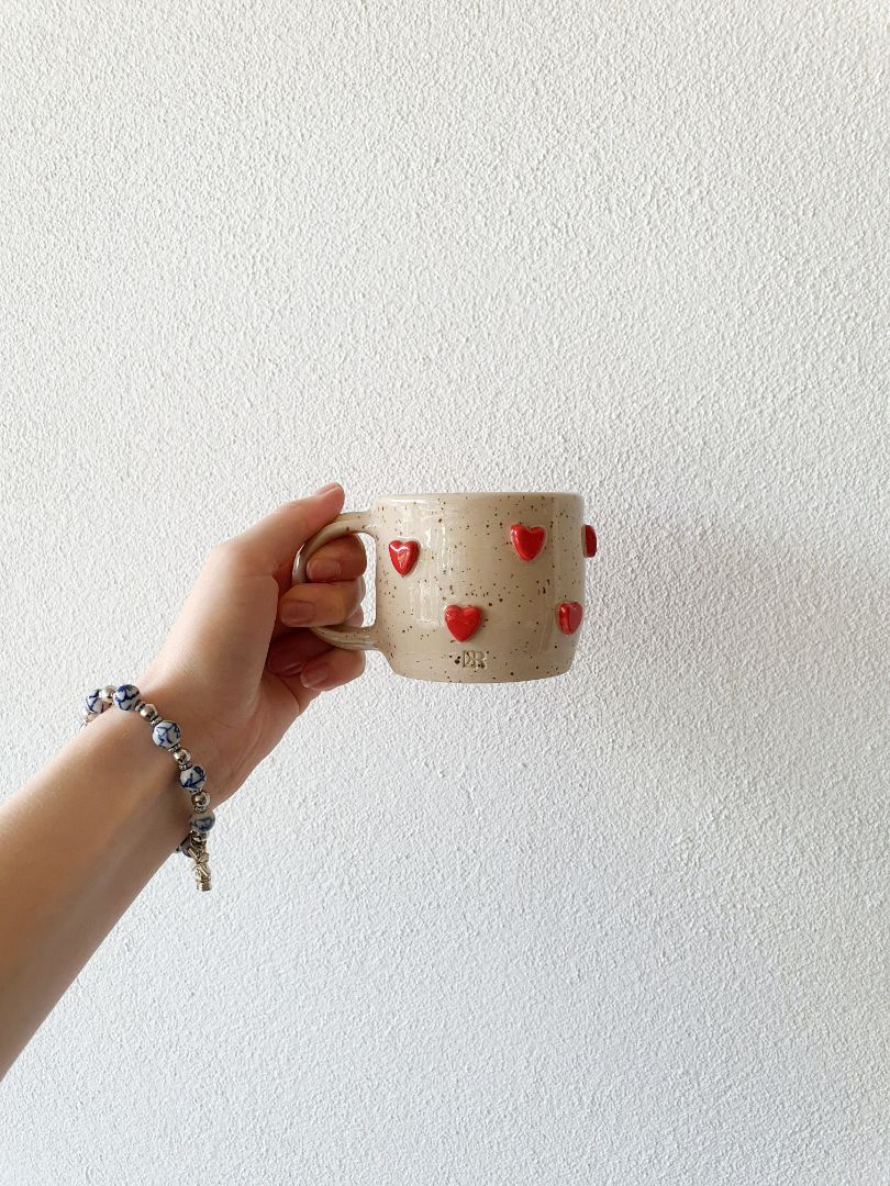 KR Ceramics Heart Mug