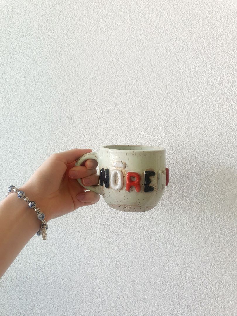 KR Ceramics Mōrena Mug Blue Wash