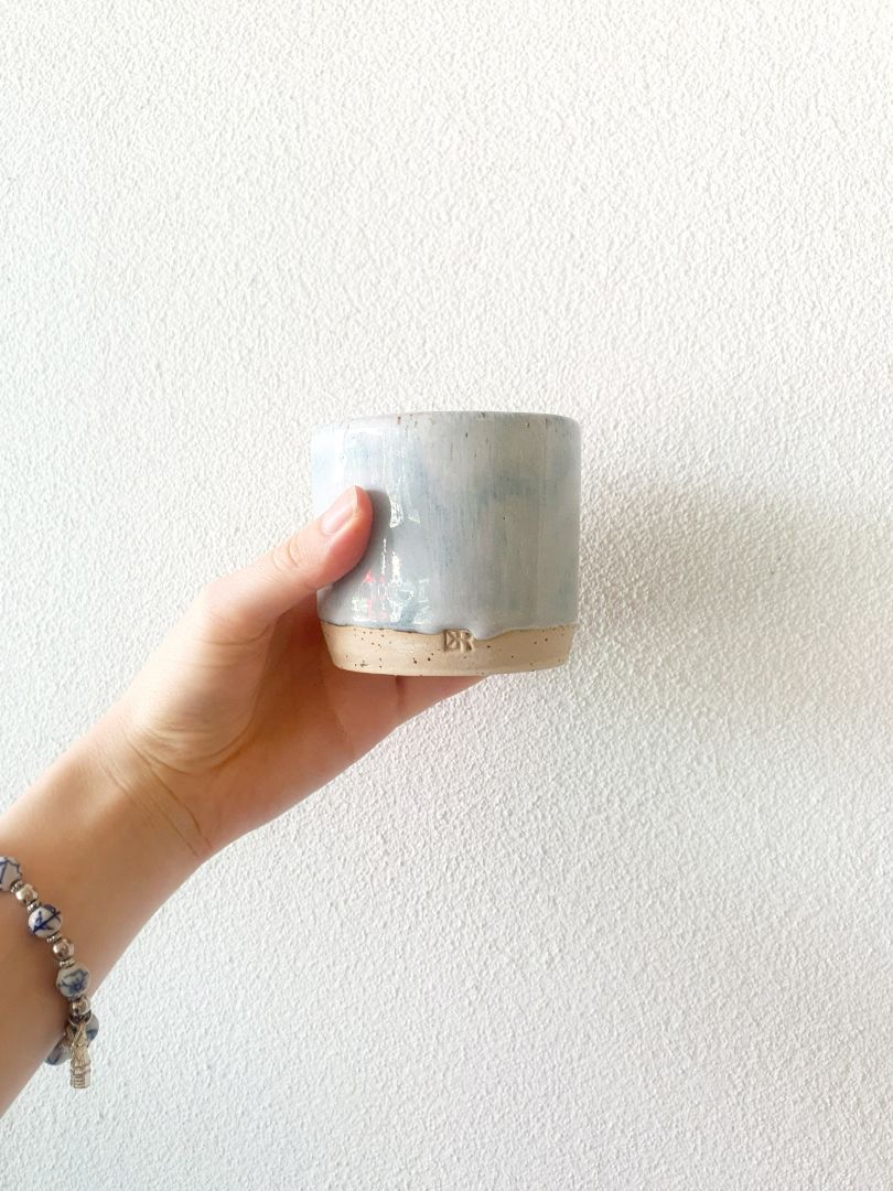 KR Ceramics Blue Tumbler