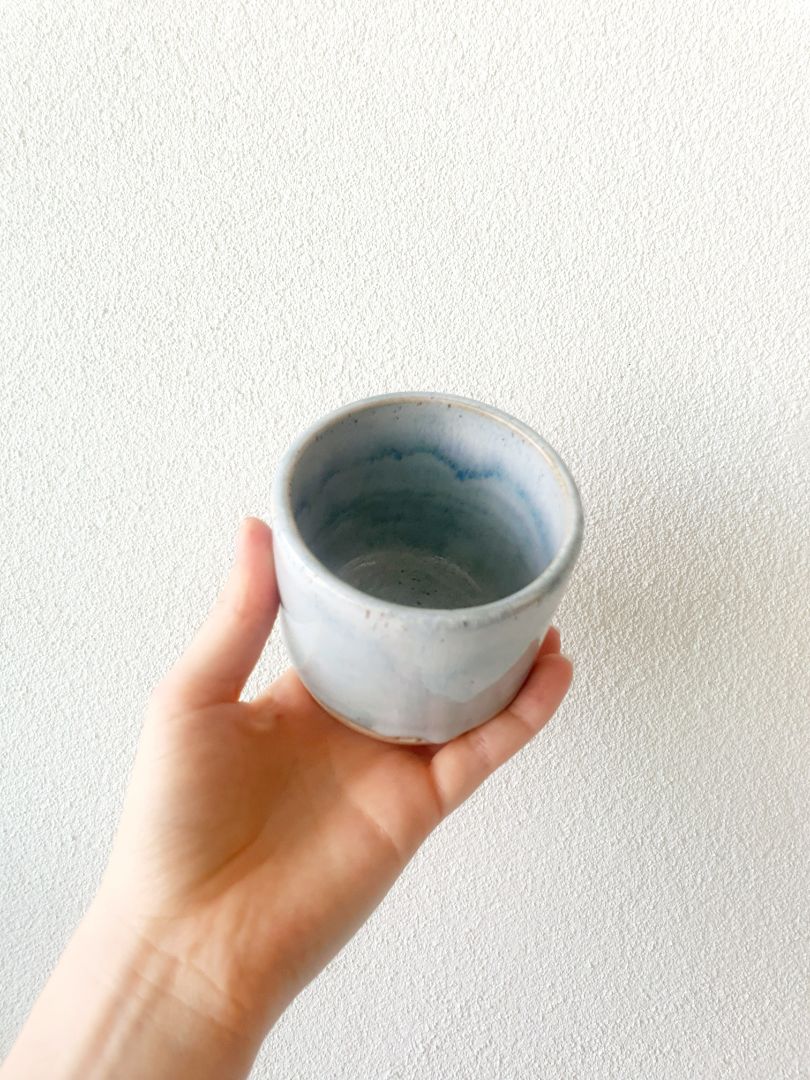 KR Ceramics Blue Tumbler