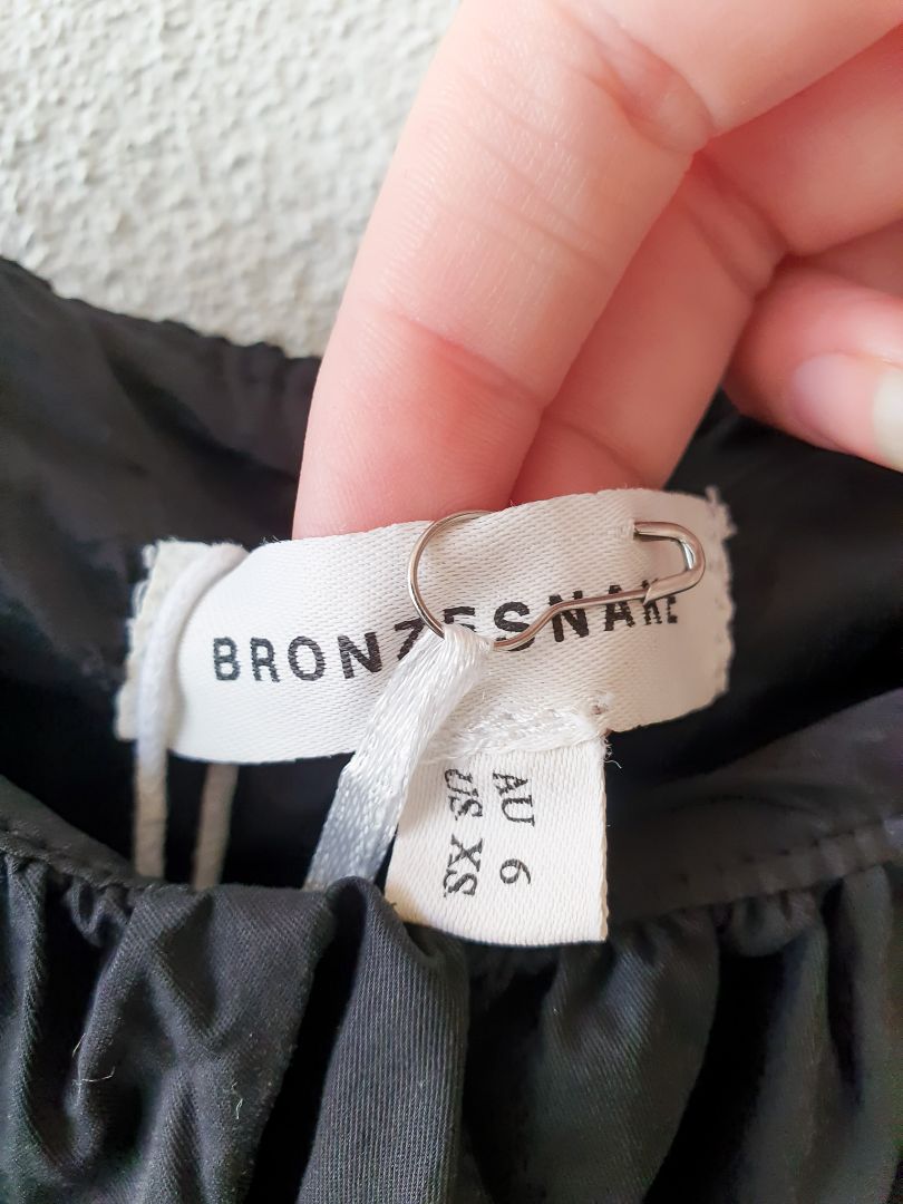 Bronze Snake Dress XXS