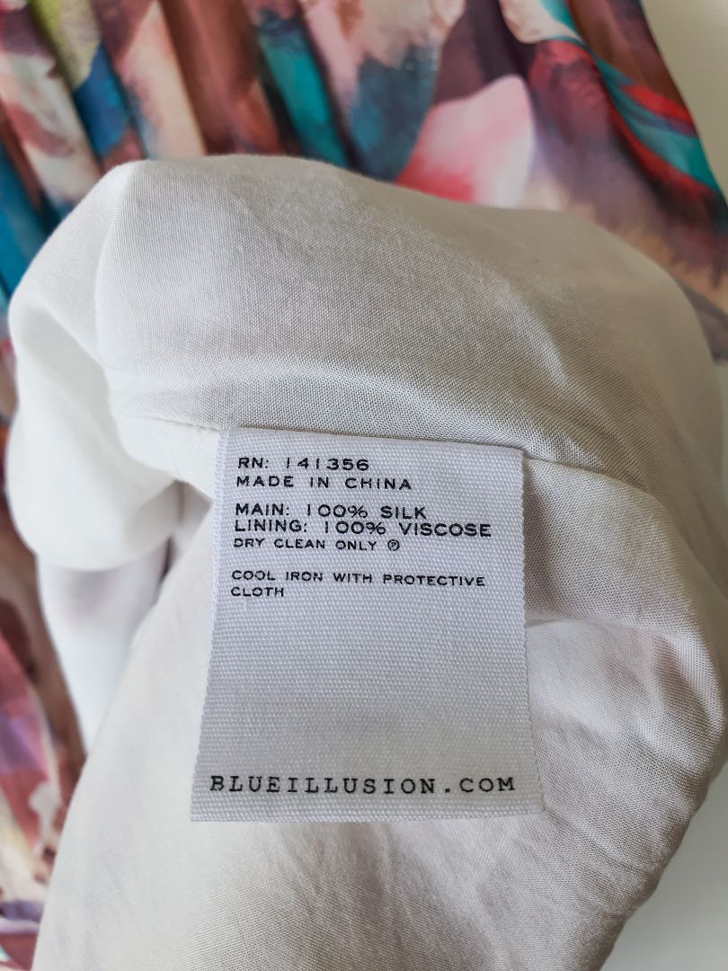 Blue Illusion Dress S