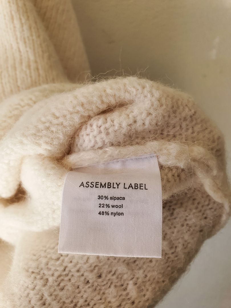 Assembly Label Top M/L