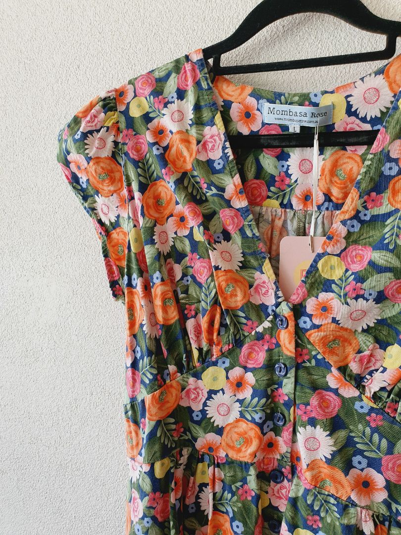 Mombasa Rose Dress L