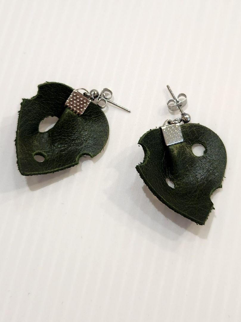 Yama Leather | Kawakawa Earrings