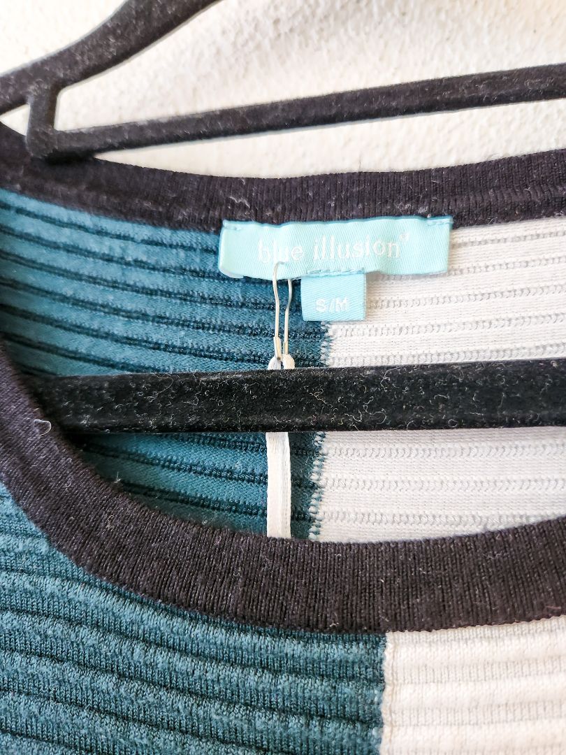 Blue Illusion Dress M