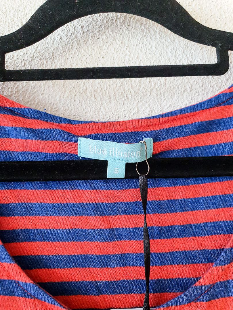 Blue Illusion Dress S