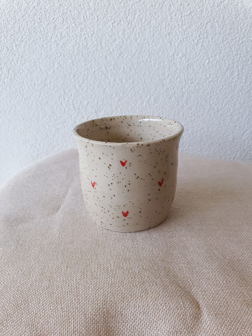 Hearts Handleless Mug