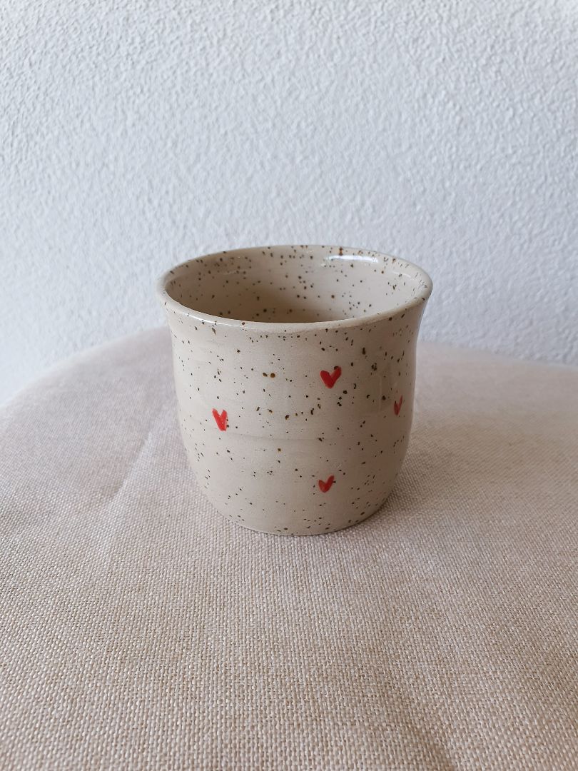 Hearts Handleless Mug