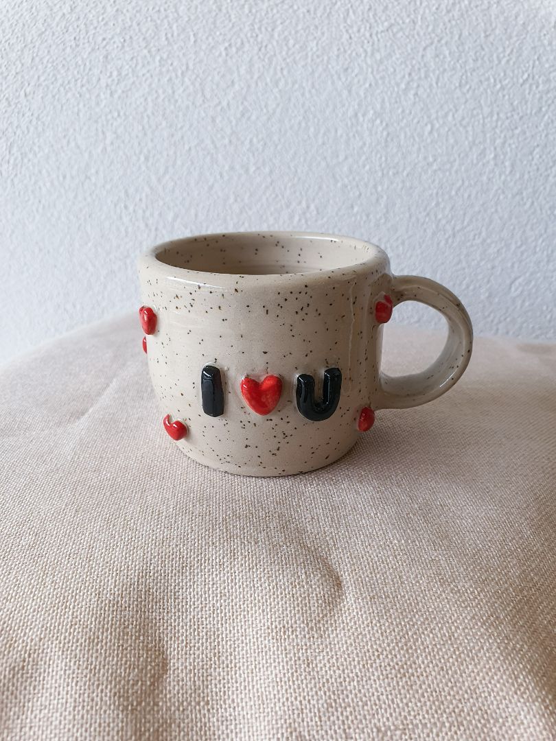 I Love You Mug with hearts