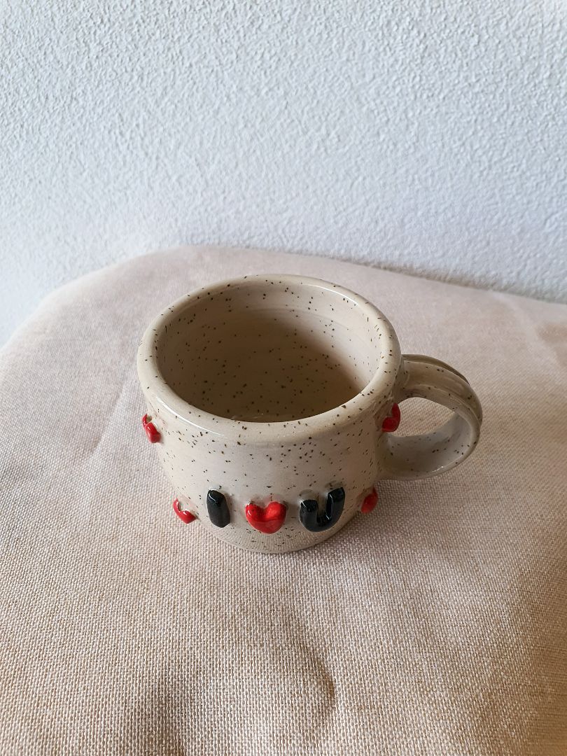 I Love You Mug with hearts