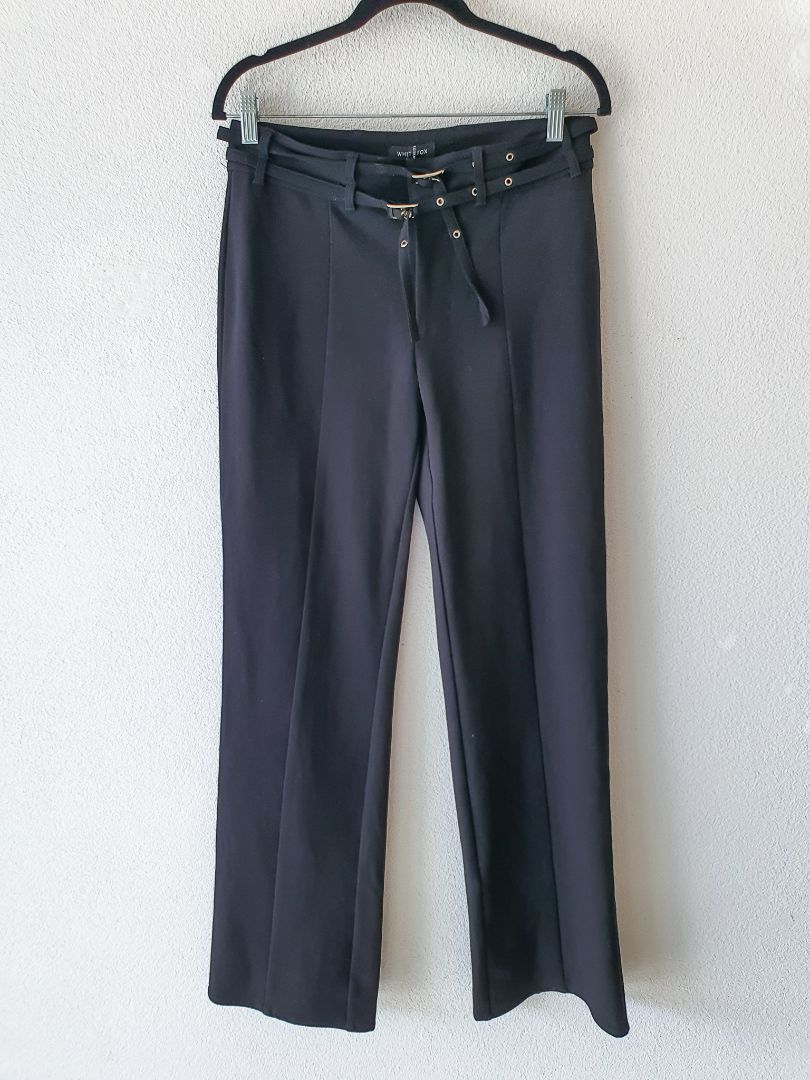 White fox pants S