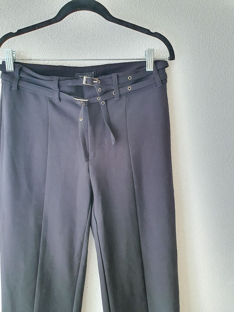 White fox pants S