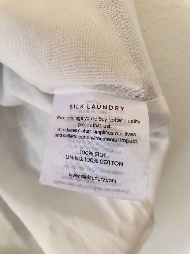 Silk Laundry Skirt M