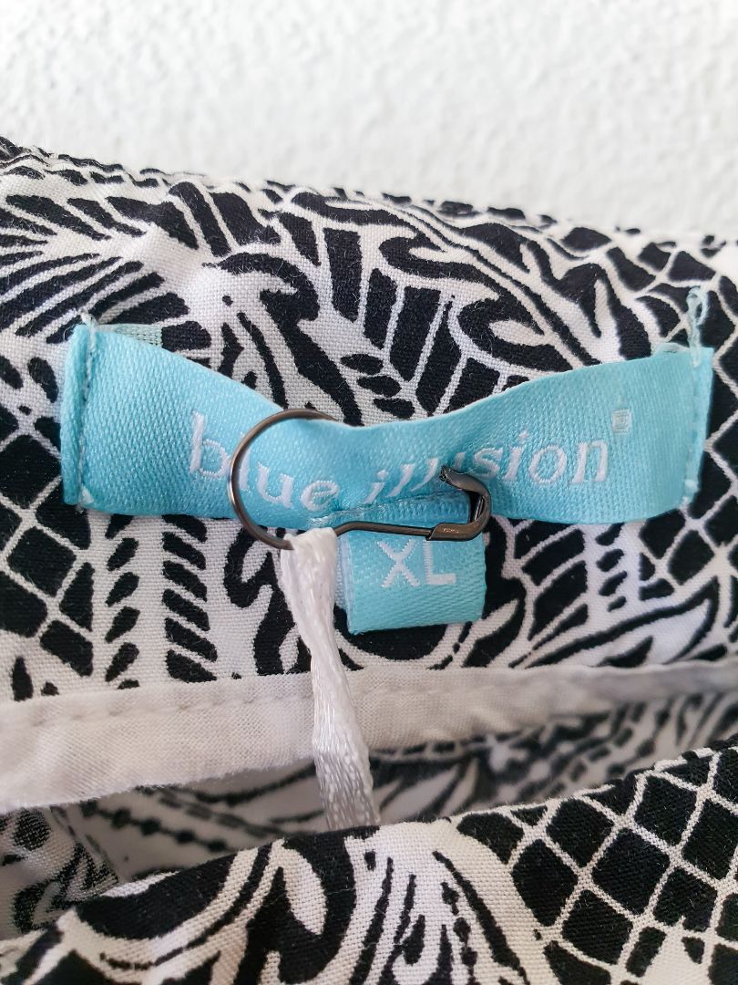 Blue Illusion Skirt XL