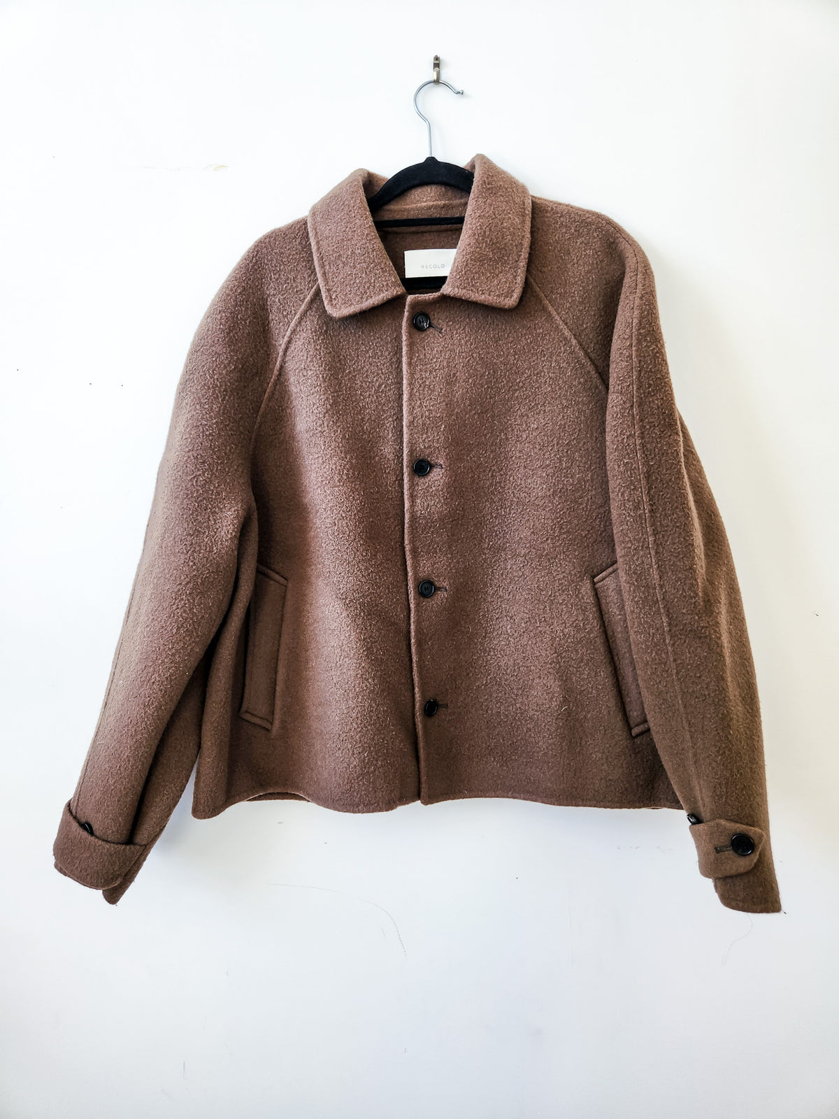 Recolo Wool Blend Shacket
