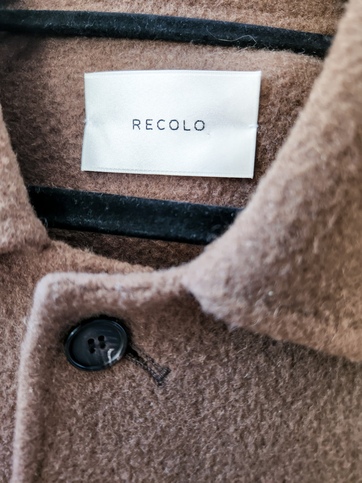Recolo Wool Blend Shacket