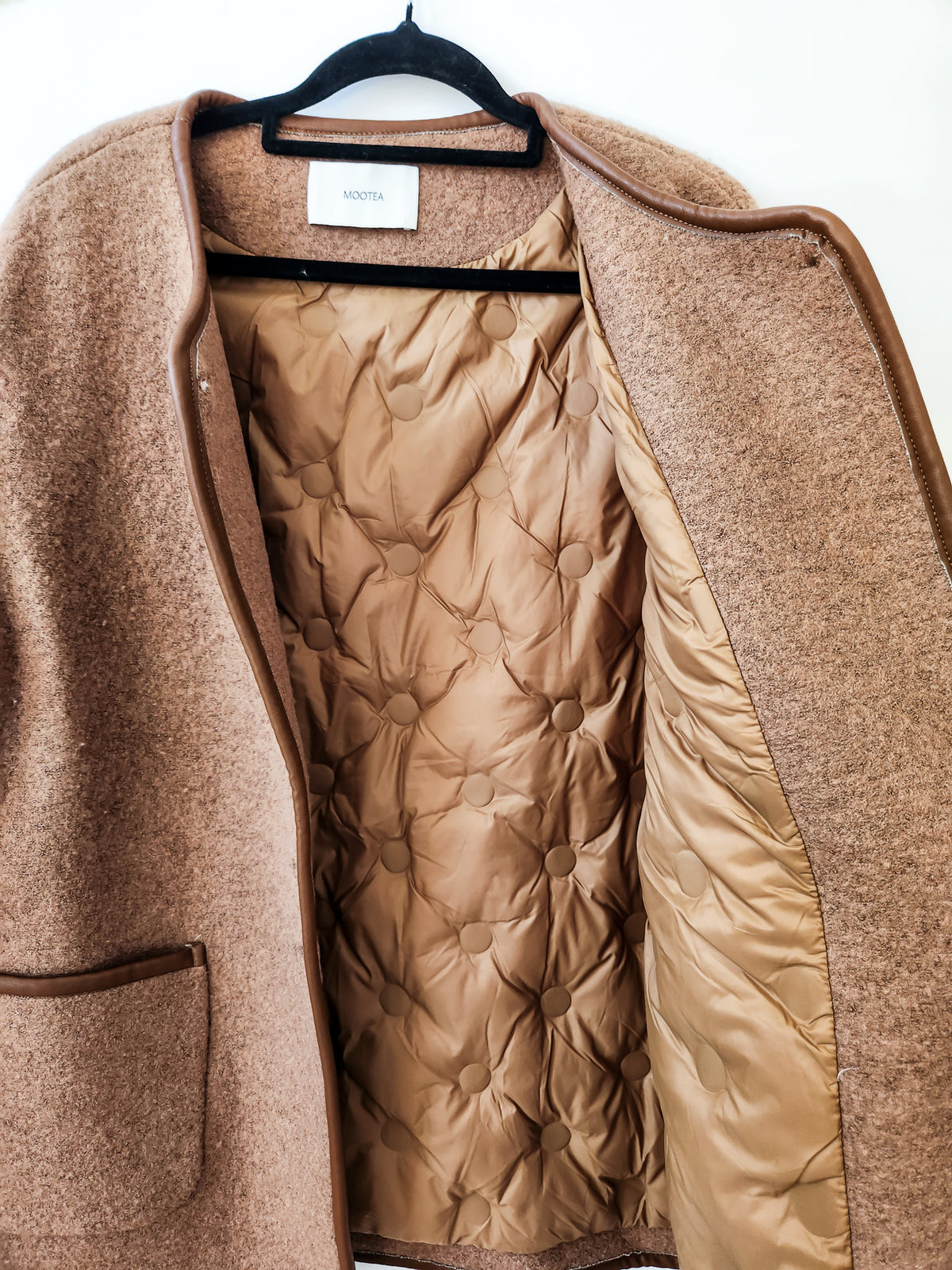 Mootea Brown Wool Blend Jacket