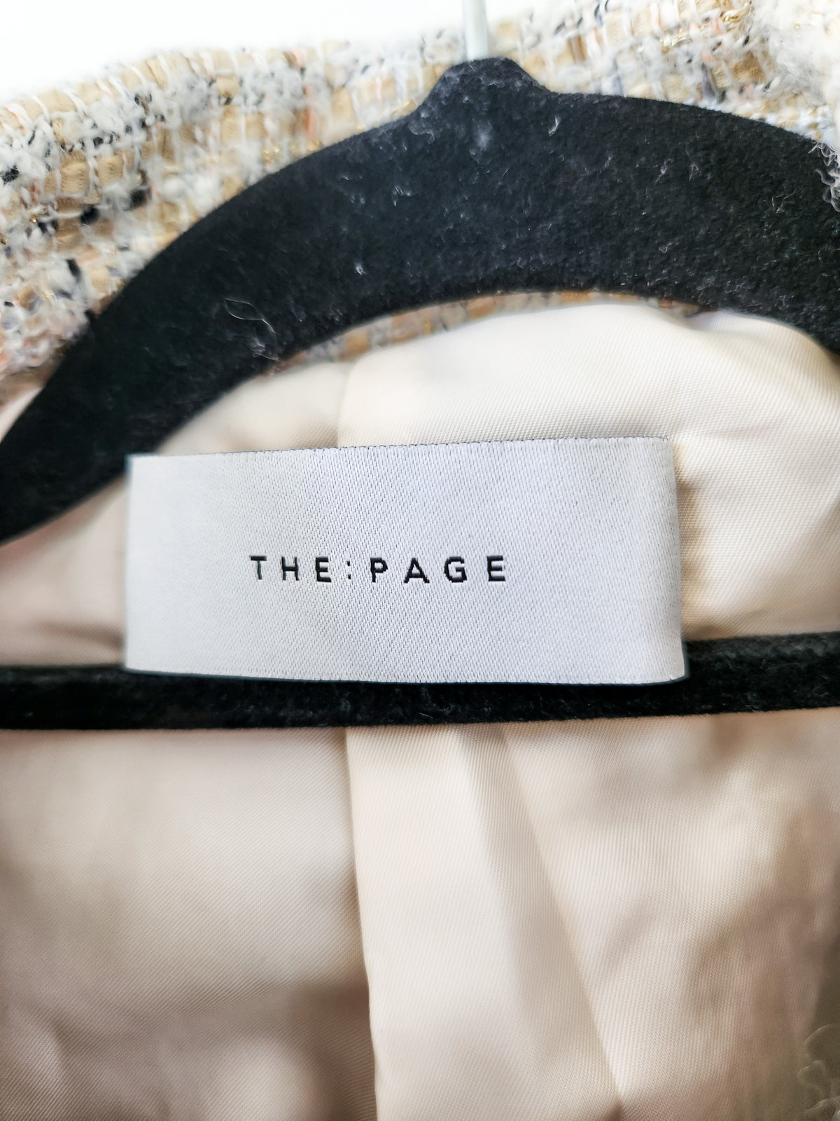The Page Fringe Tweed Blazer
