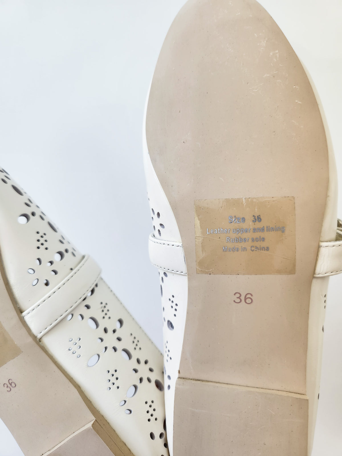 La Tribe Cream Jane Flat