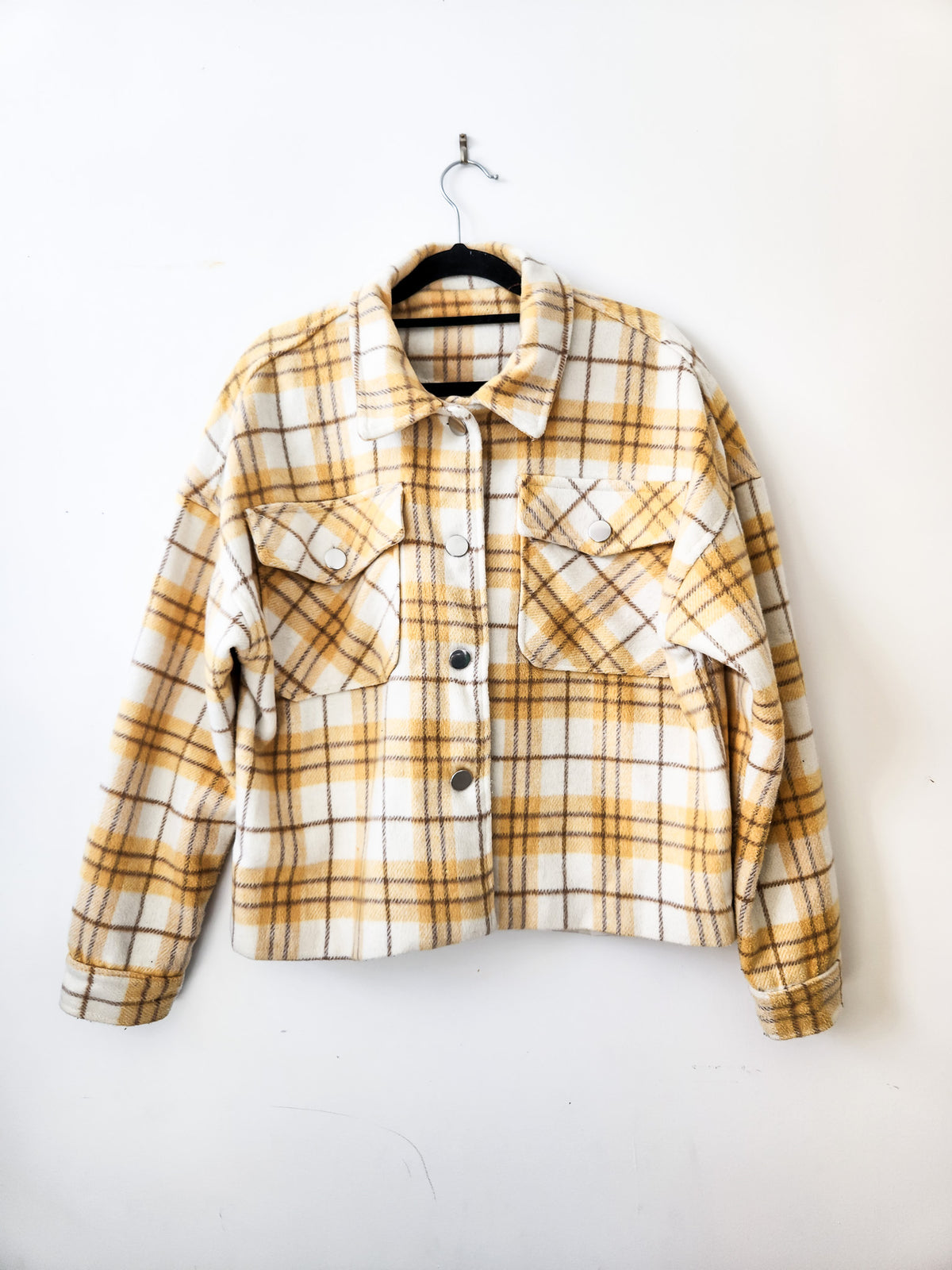 Yellow Plaid Shacket