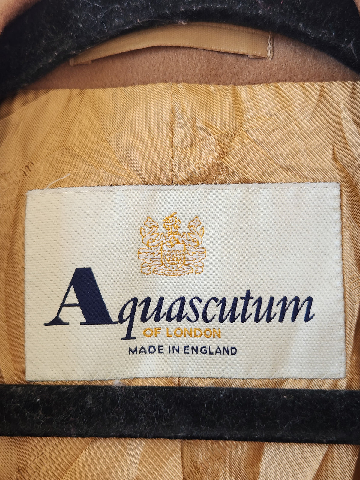 Aquascutum Vintage Double-Breasted Wool Blazer
