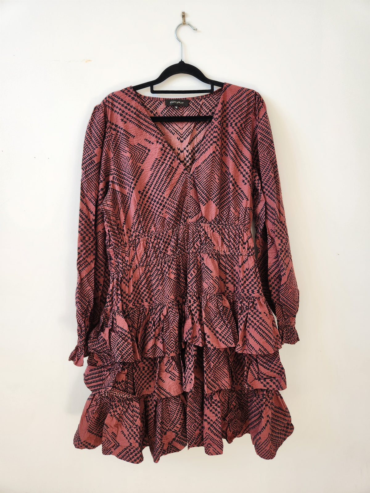 State of Play Tiered Mini Dress