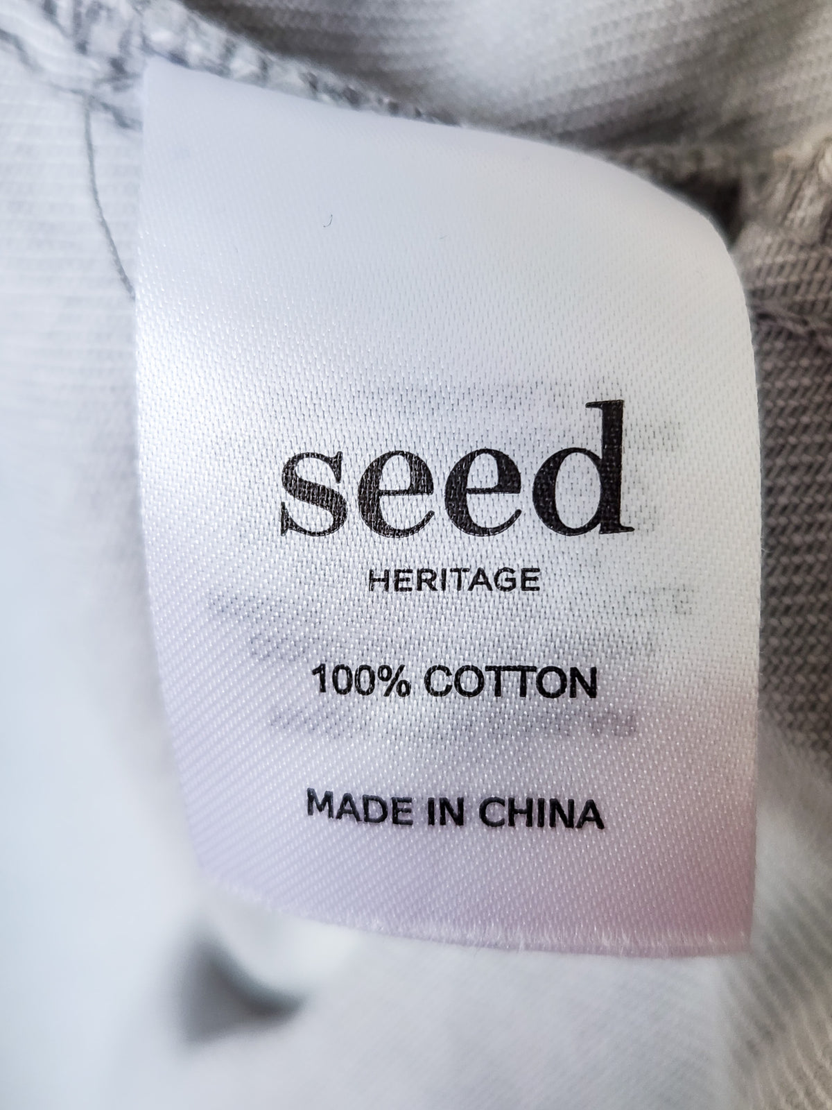 Seed Grey Denim Shacket XL