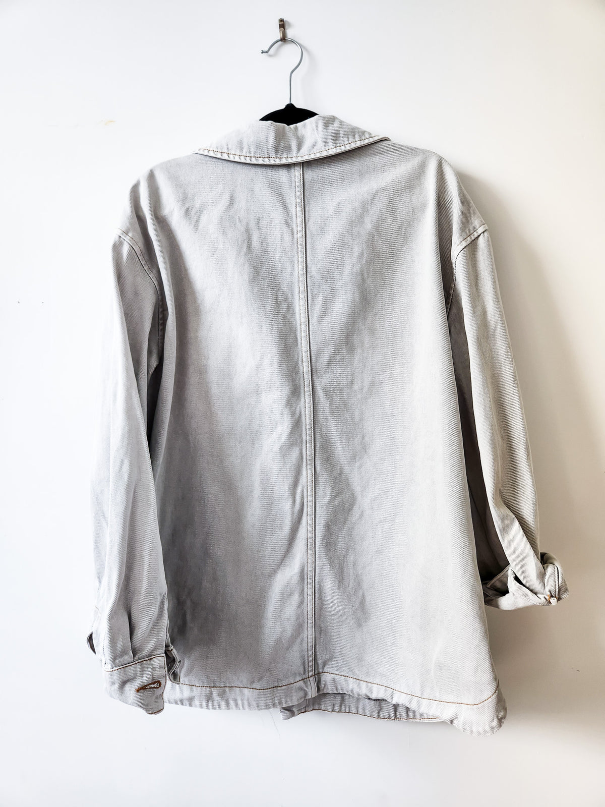 Seed Grey Denim Shacket XL