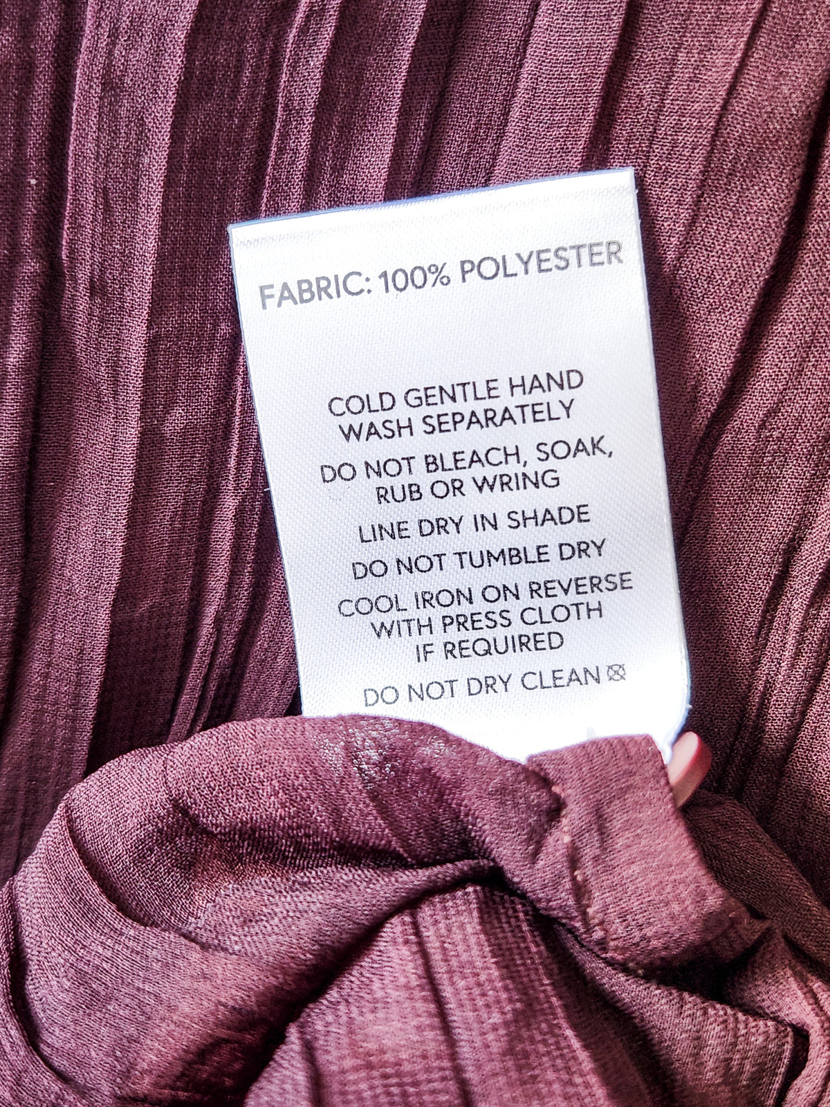Glassons Plum Crinkle Top L