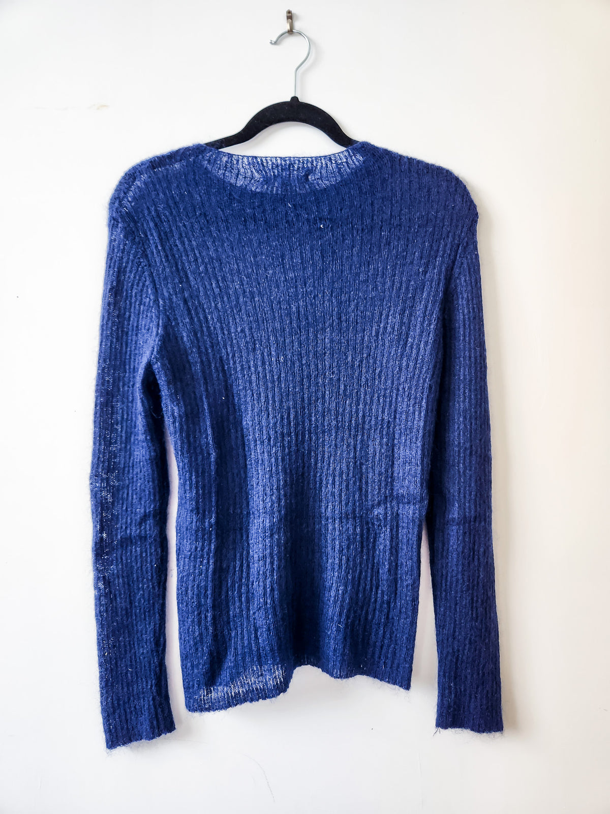 Max Cobalt Blue Mohair Knit L