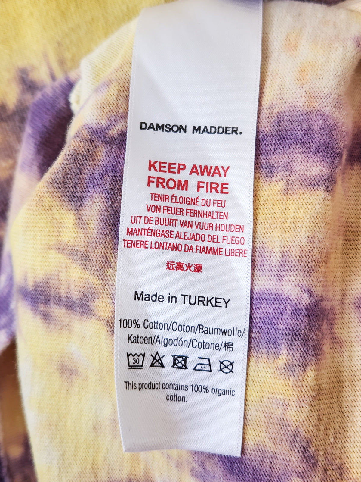Damson Madder Tie Dye Dress S