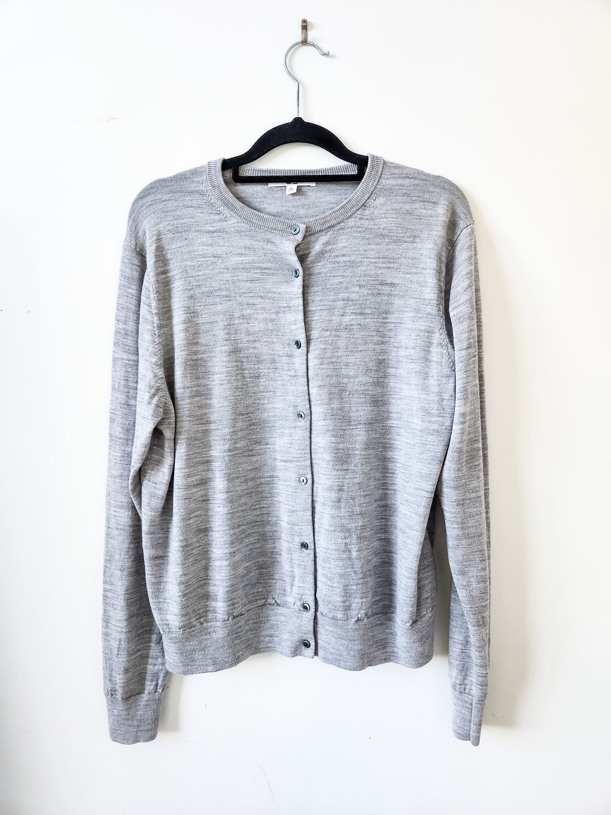 Uniqlo Grey Wool Cardigan XL