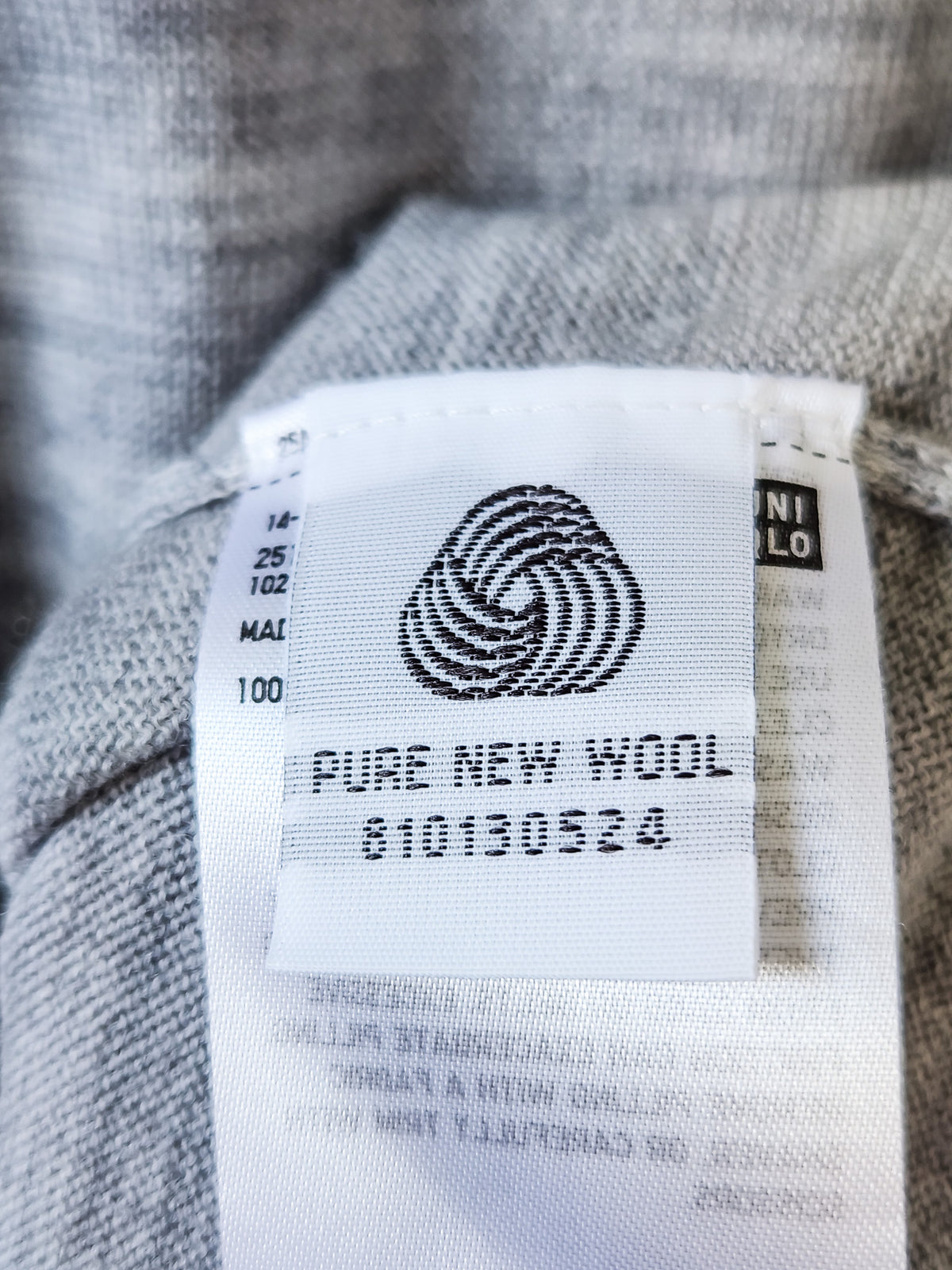 Uniqlo Grey Wool Cardigan XL
