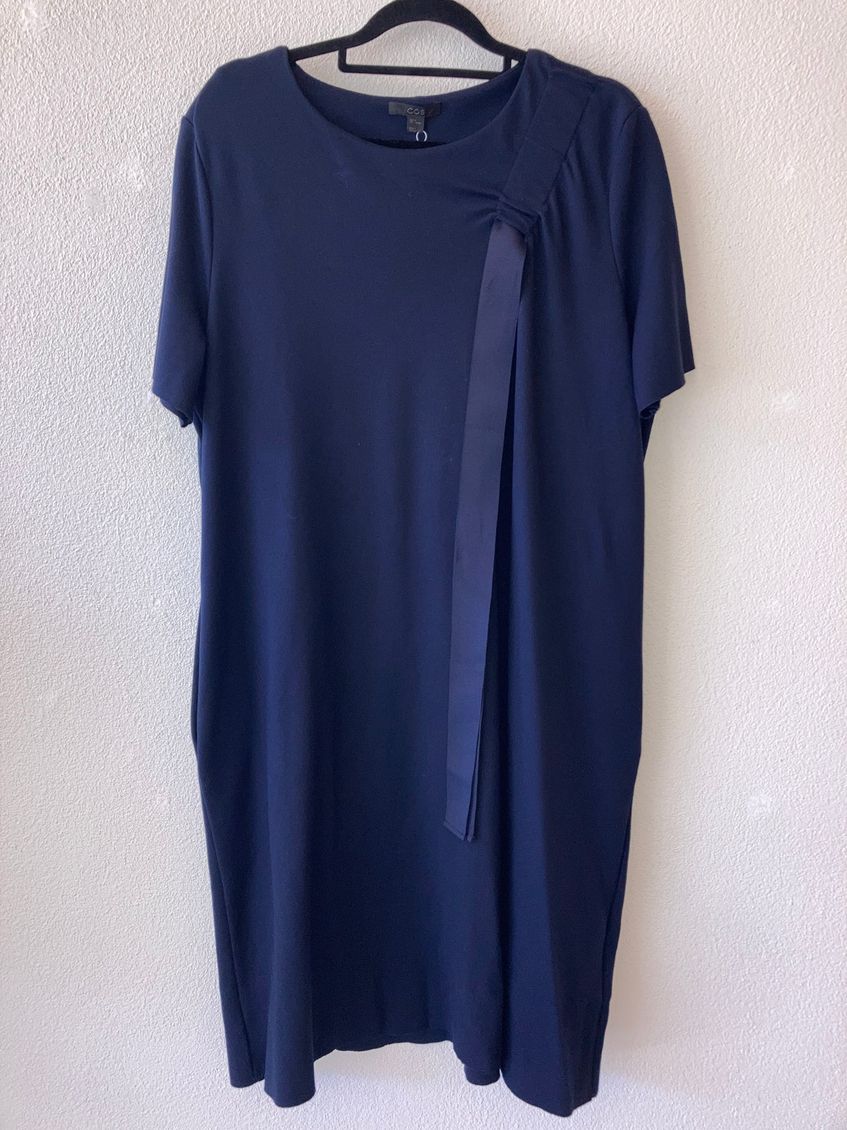 COS Navy Dress with Ribbon 10-12 10