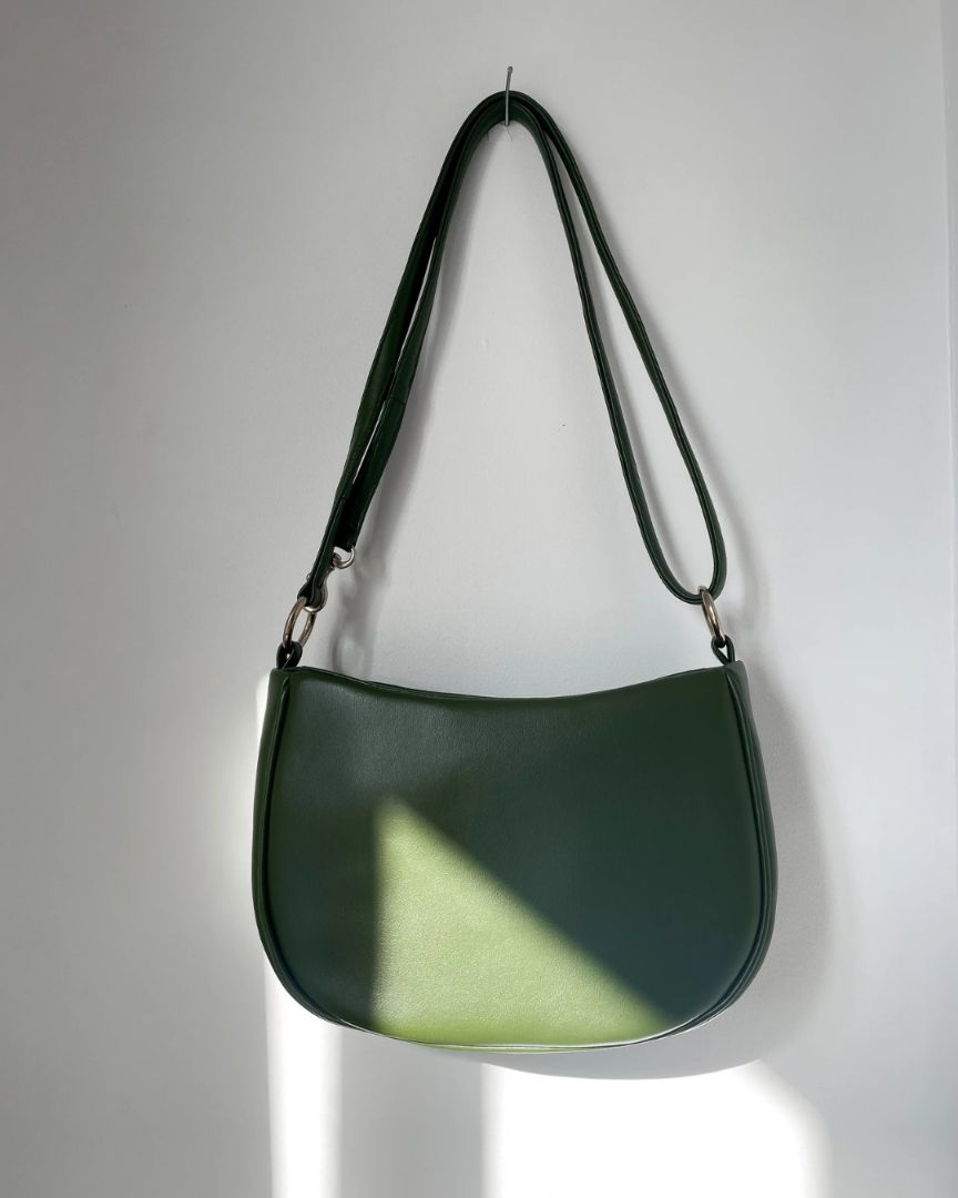 Mina - Cactus Leather Bag | Nopal Green