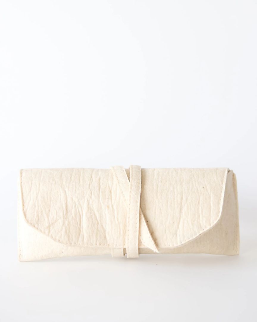 Piñatex Sunglasses Case | Natural