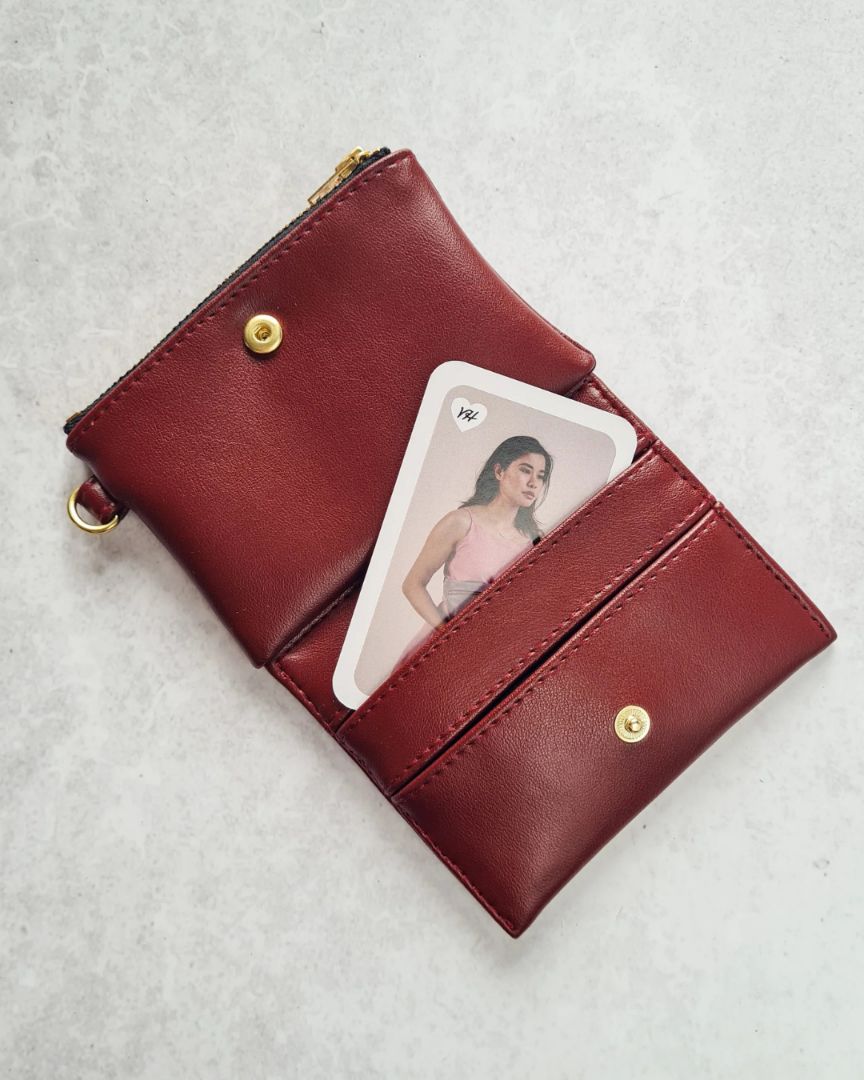 Stevie Zip Flip Wallet - Cactus | Caramel Tan
