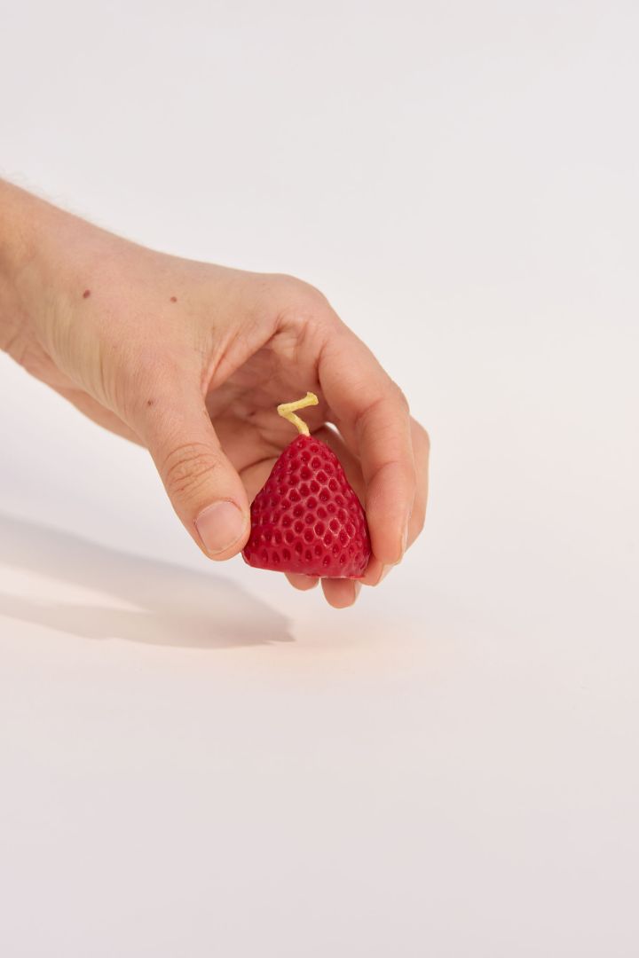 Poppy + Sage Birthday Candle | Strawberry (Box)