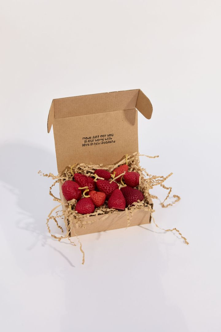 Poppy + Sage Birthday Candle | Strawberry (Box)