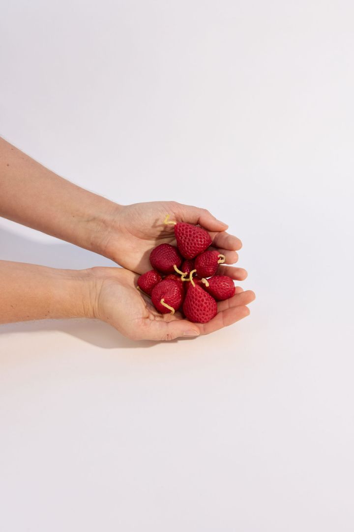 Poppy + Sage Birthday Candle | Strawberry (Box)